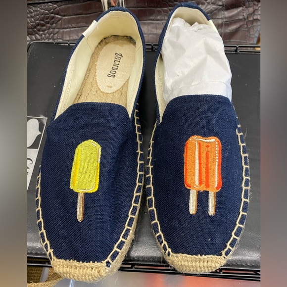 Soludos espadrilles navy in color popsicles design - Picture 2 of 3